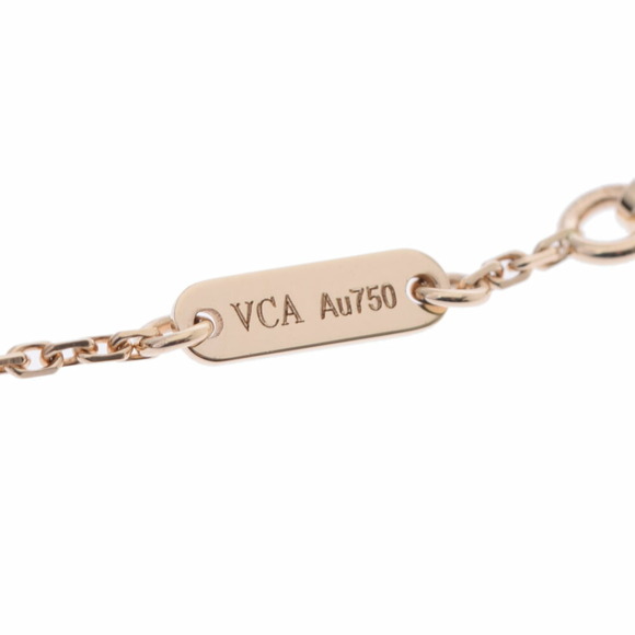 VAN CLEEF & ARPELS Van Cleef Arpels Sweet Alhambra White Shell Ladies K18YG B... - Picture 4 of 9